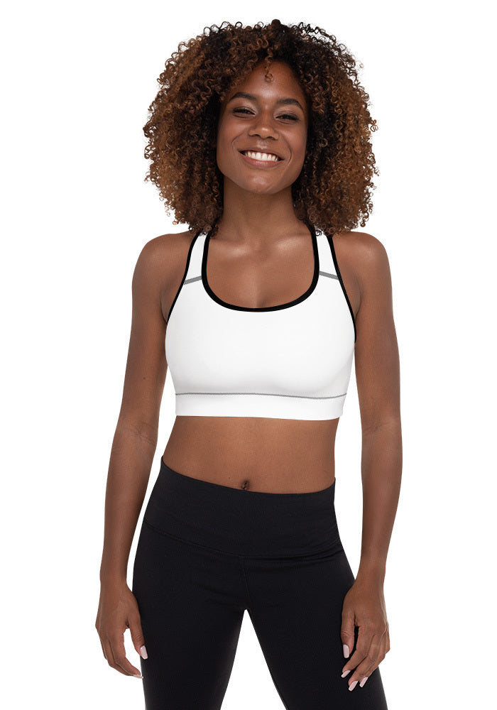 All-Over Print Padded Sports Bra