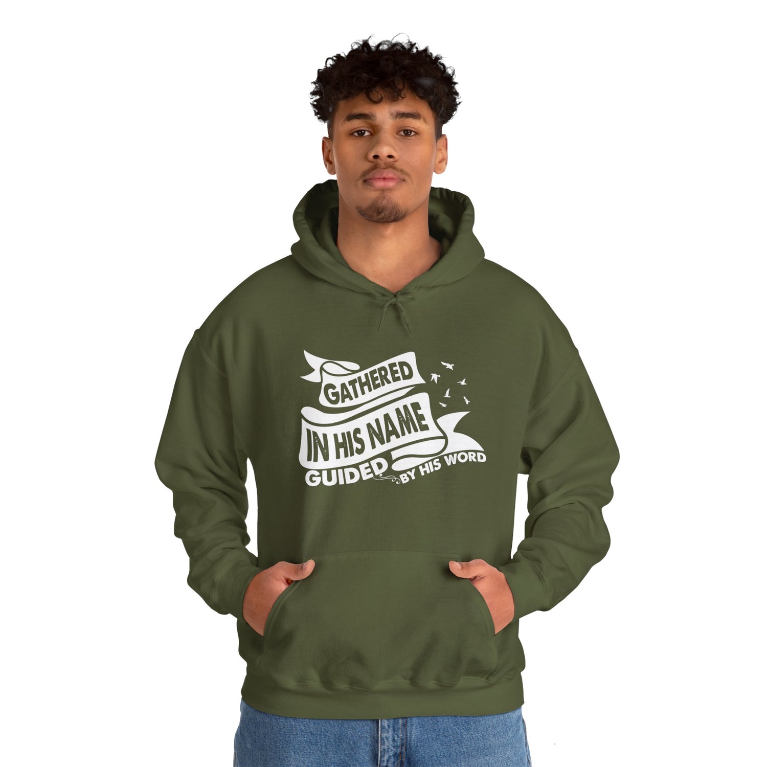 In His Name Unisex Heavy Blend™ Hooded Sweatshirt