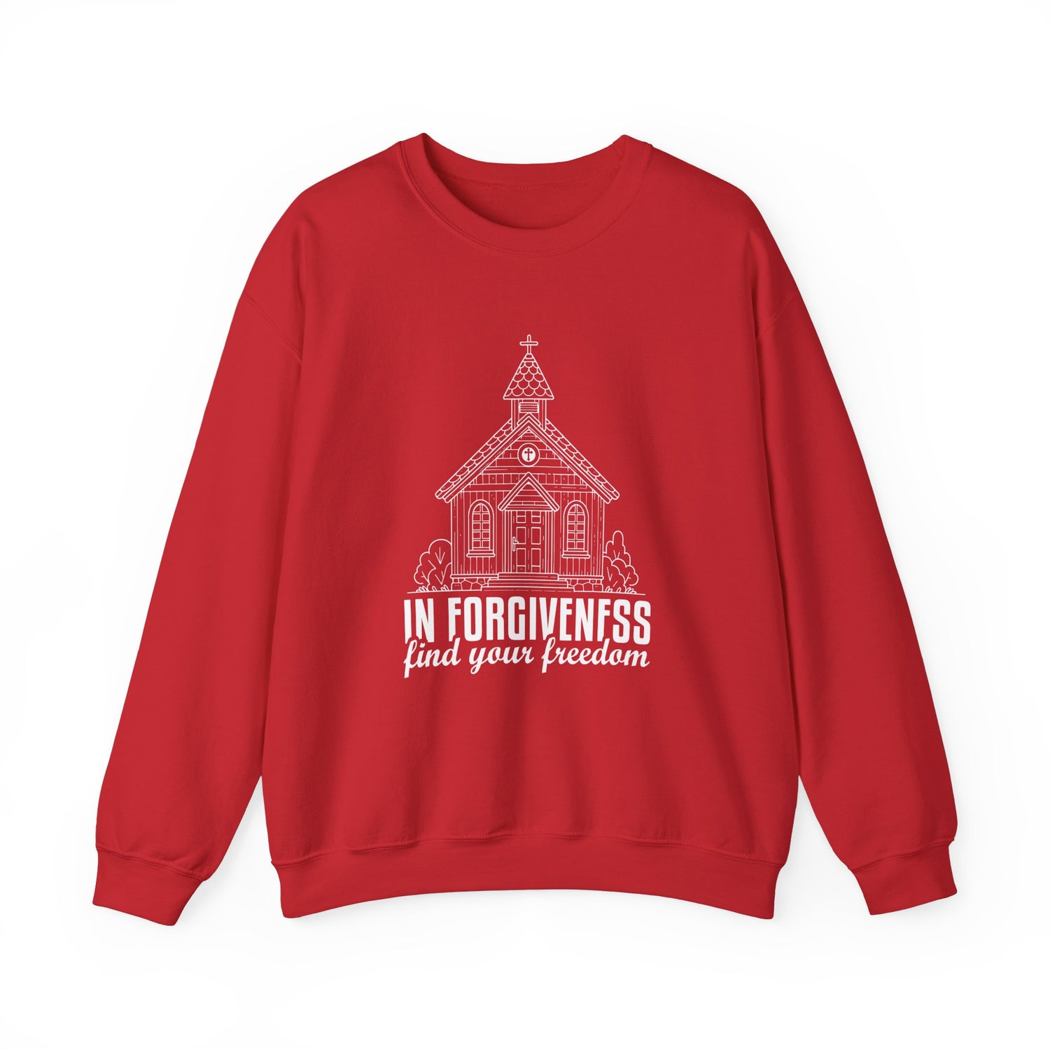 In Forgiveness Find your freedom  Unisex Heavy Blend™ Crewneck Sweatshirt