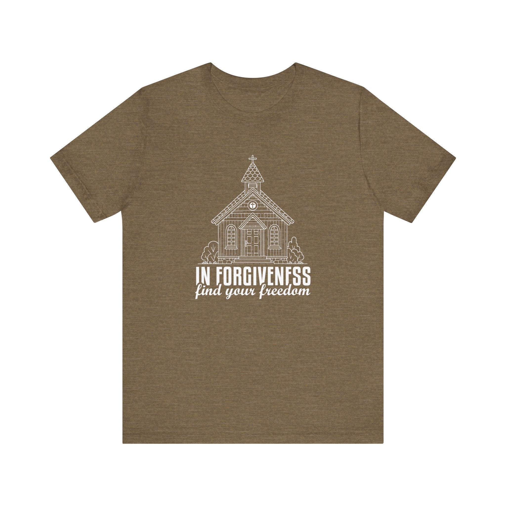 In Forgiveness Find your freedom  Unisex Jersey Short Sleeve Tee