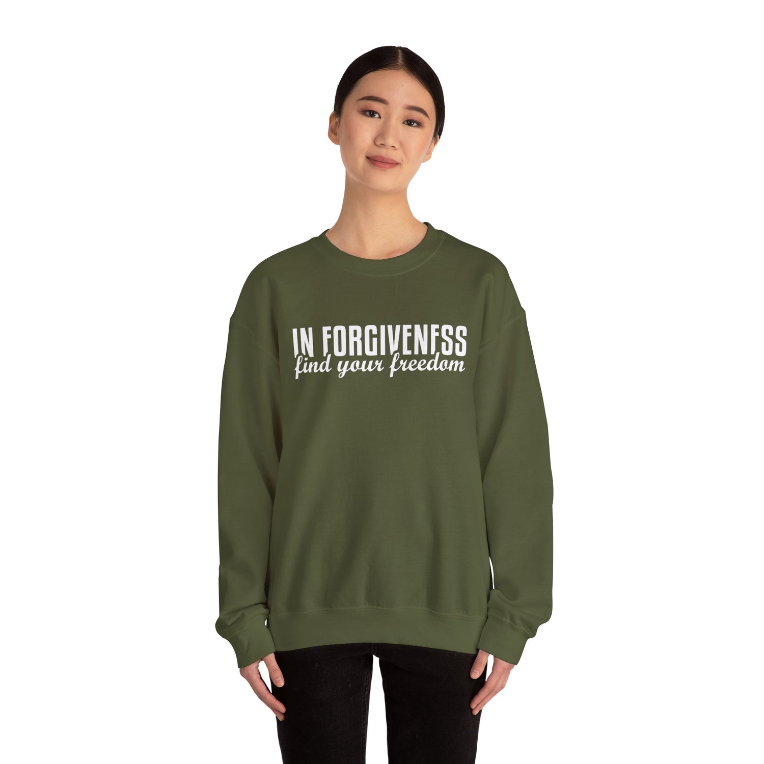 In Forgiveness Unisex Heavy Blend™ Crewneck Sweatshirt