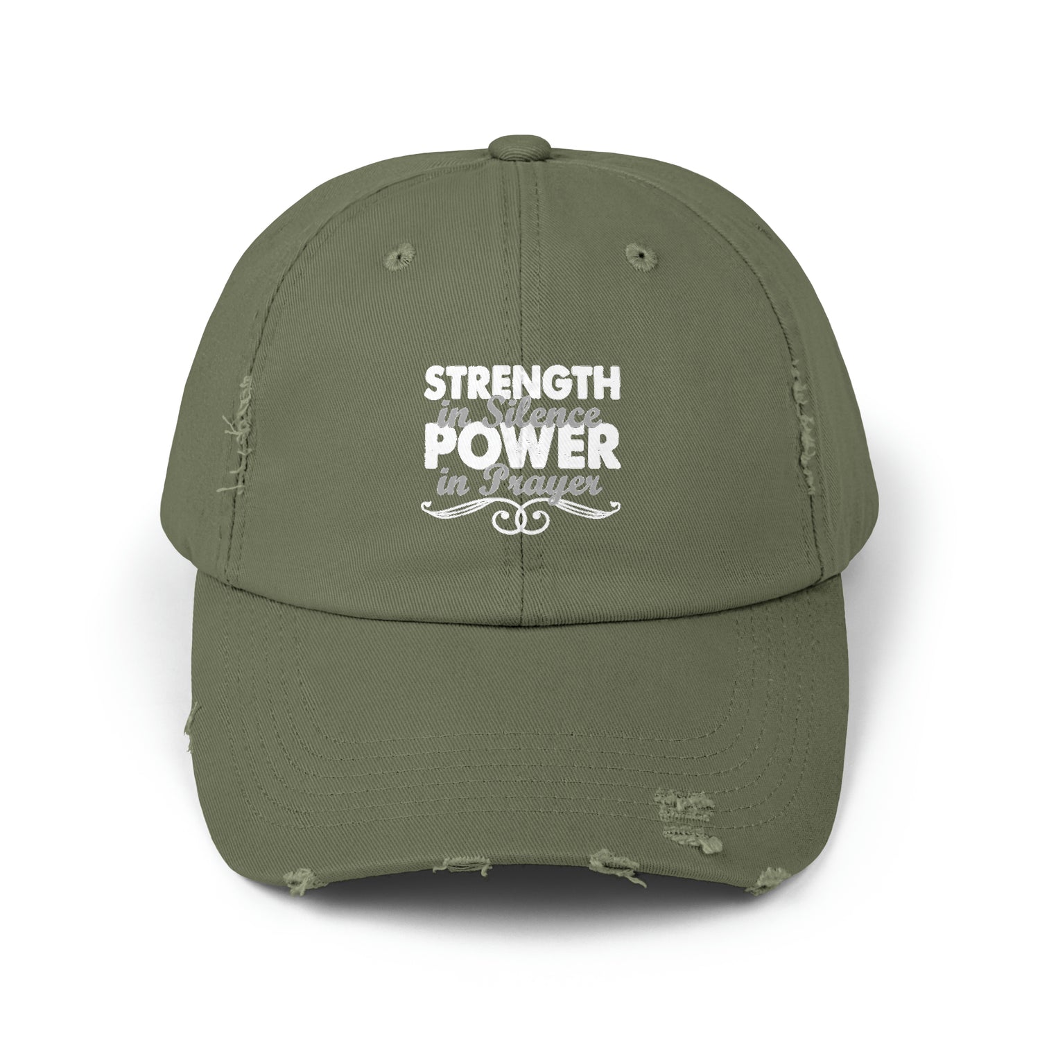 Strength Unisex Distressed Cap