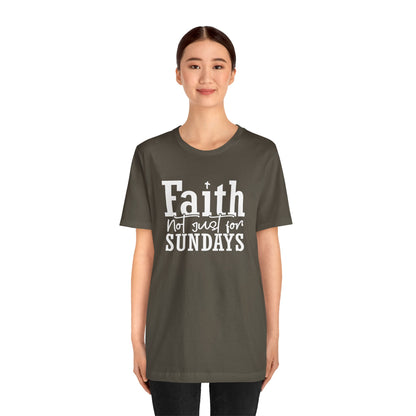 Faith Unisex Jersey Short Sleeve Tee