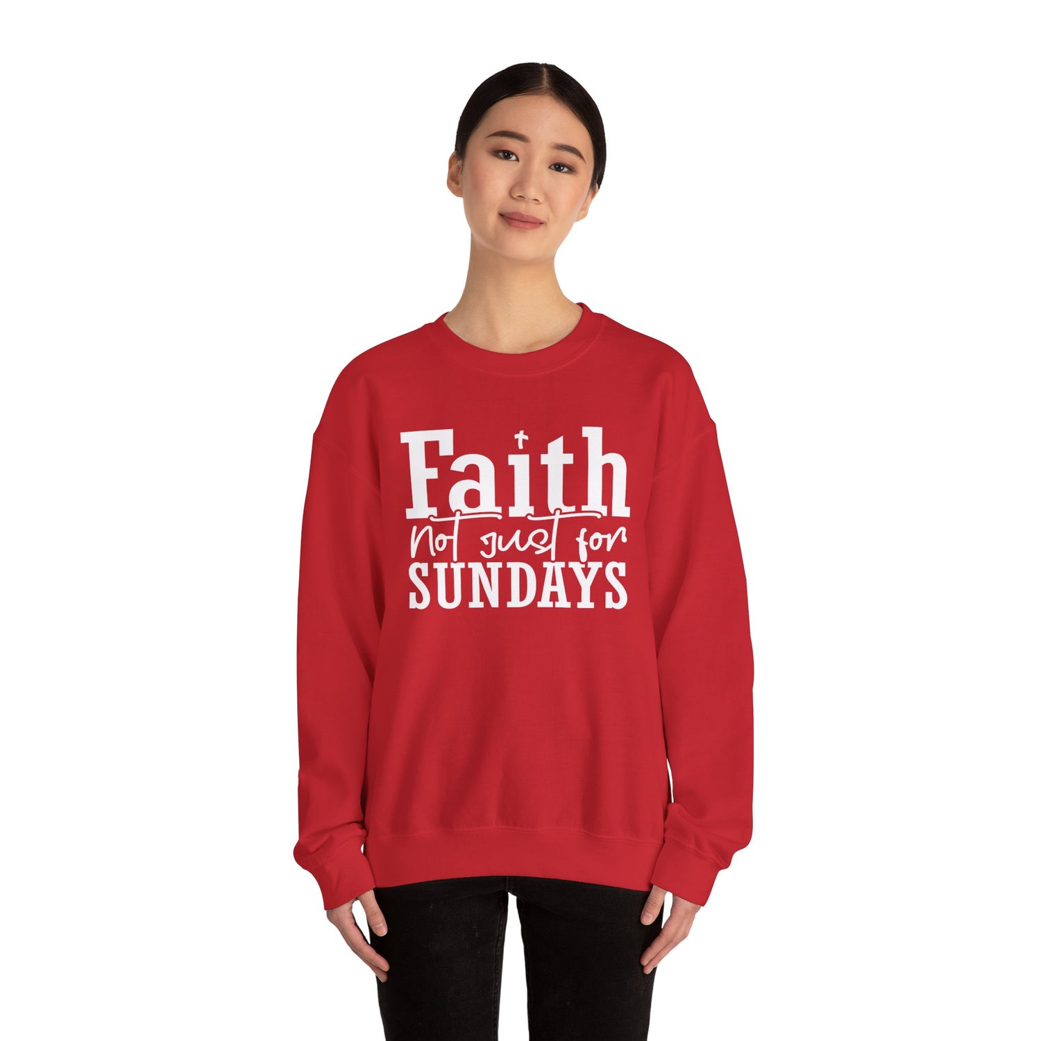 Faith Unisex Heavy Blend™ Crewneck Sweatshirt