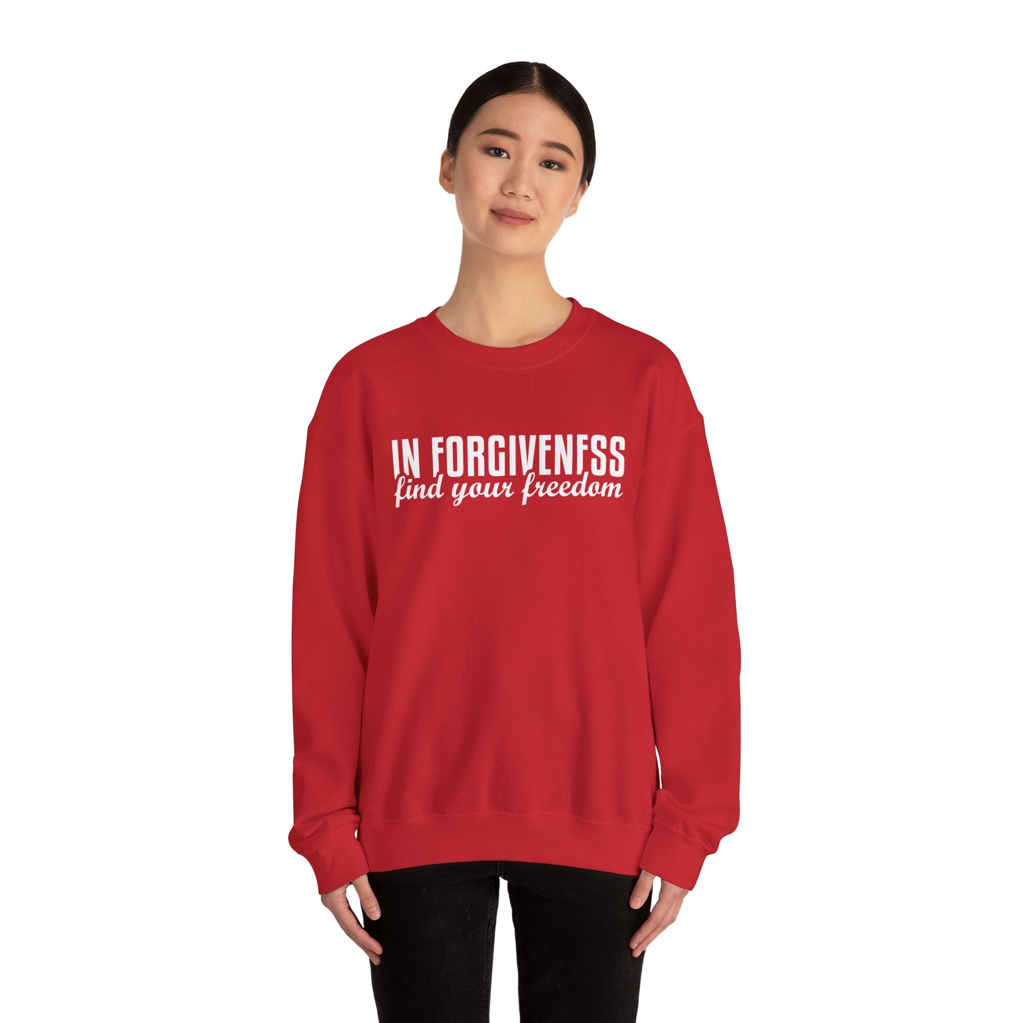 In Forgiveness Unisex Heavy Blend™ Crewneck Sweatshirt