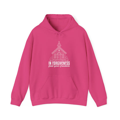 In Forgiveness Find your freedom  Unisex Heavy Blend™ Hooded Sweatshirt