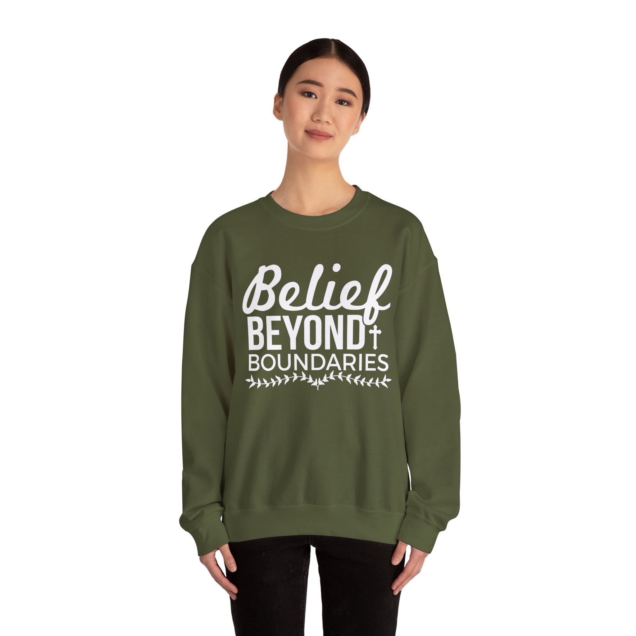 Belief Beyond Unisex Heavy Blend™ Crewneck Sweatshirt