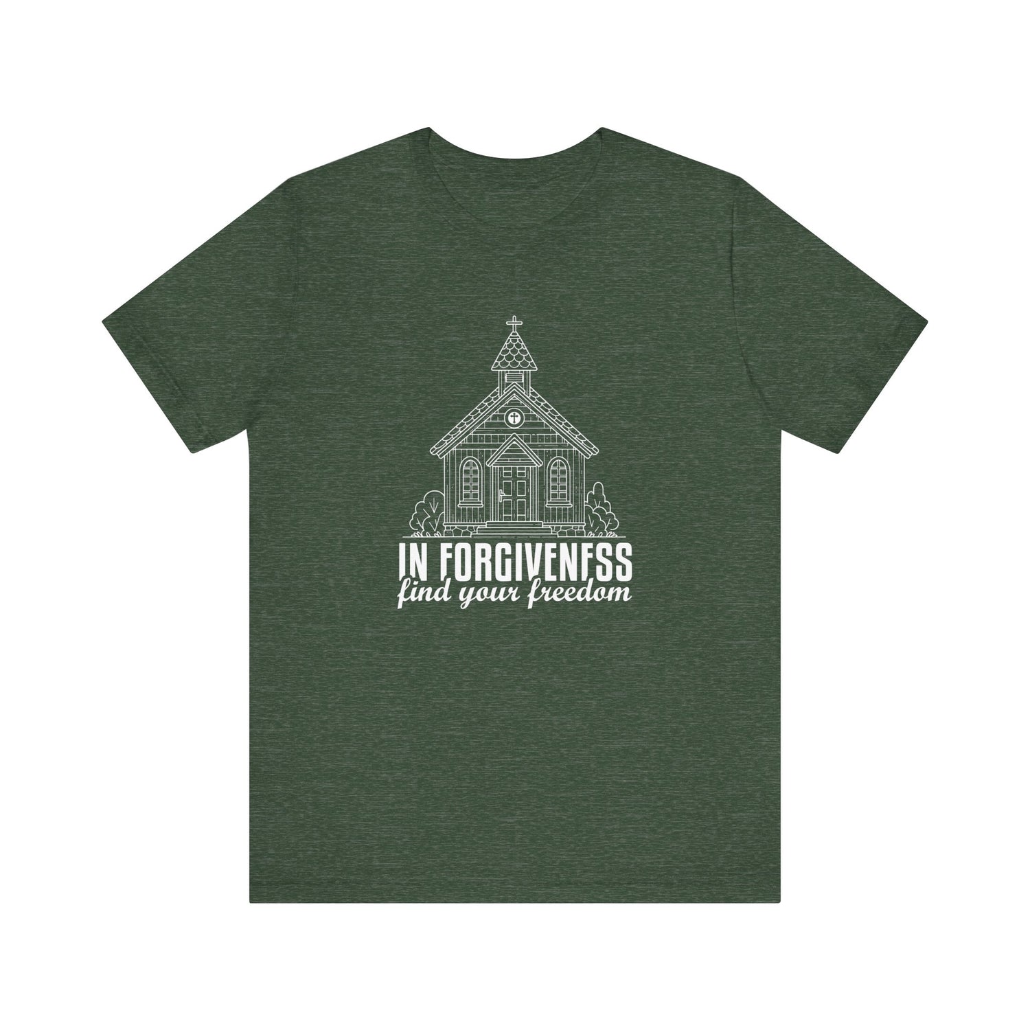 In Forgiveness Find your freedom  Unisex Jersey Short Sleeve Tee