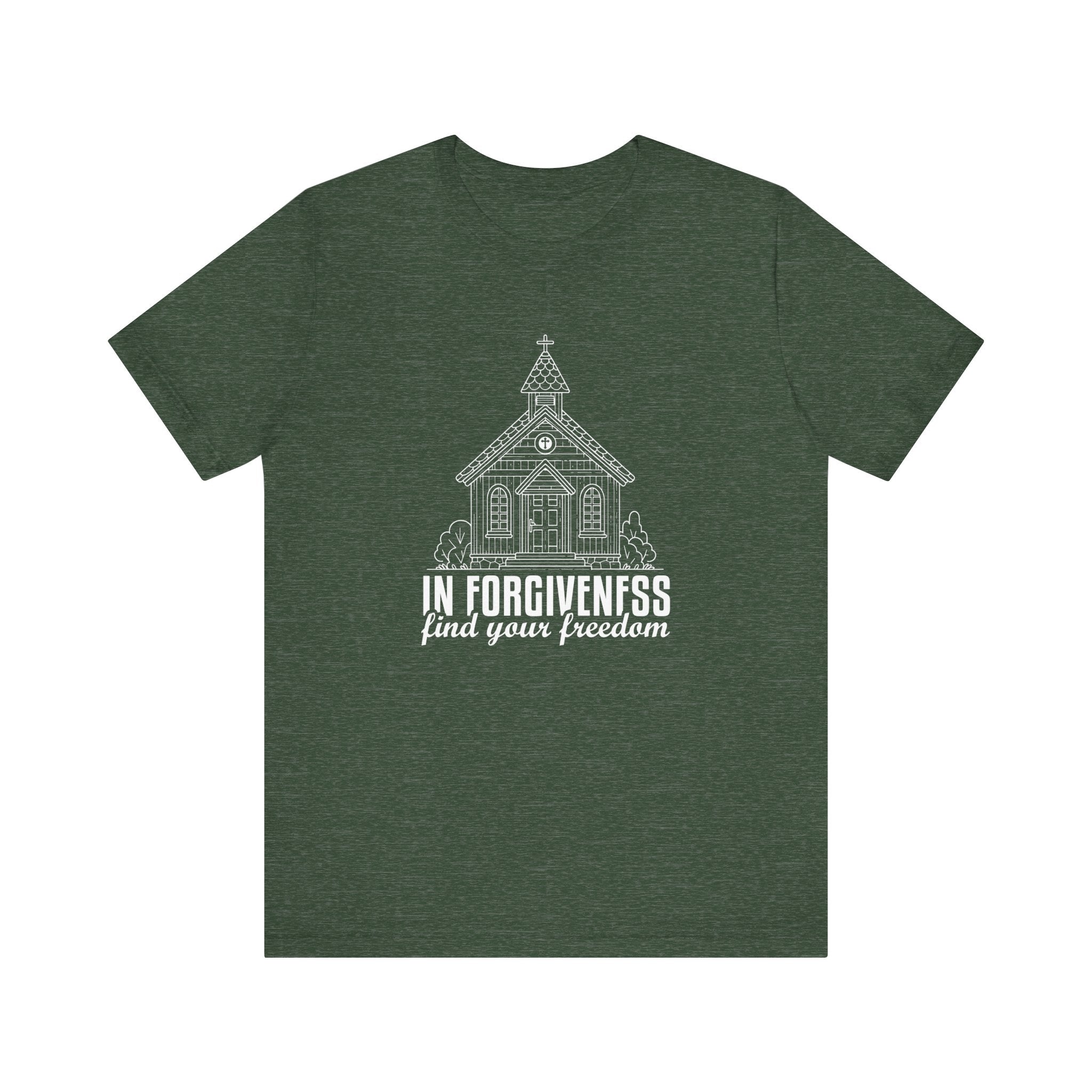 In Forgiveness Find your freedom  Unisex Jersey Short Sleeve Tee