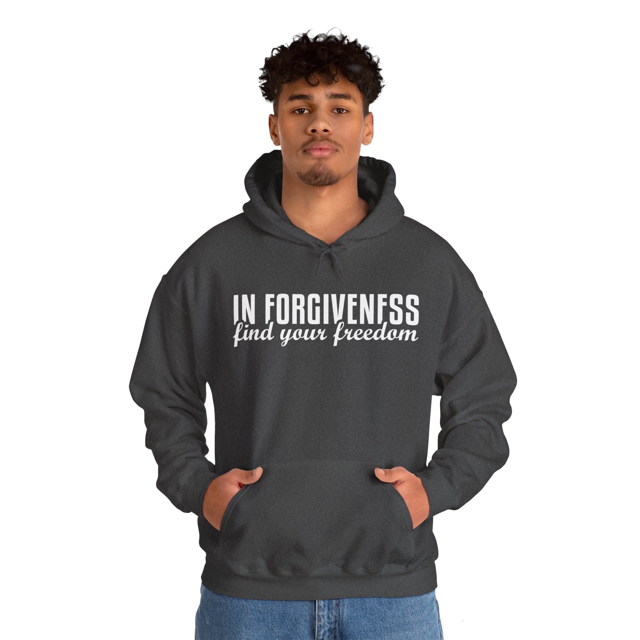 In Forgiveness Unisex Heavy Blend™ Hooded Sweatshirt