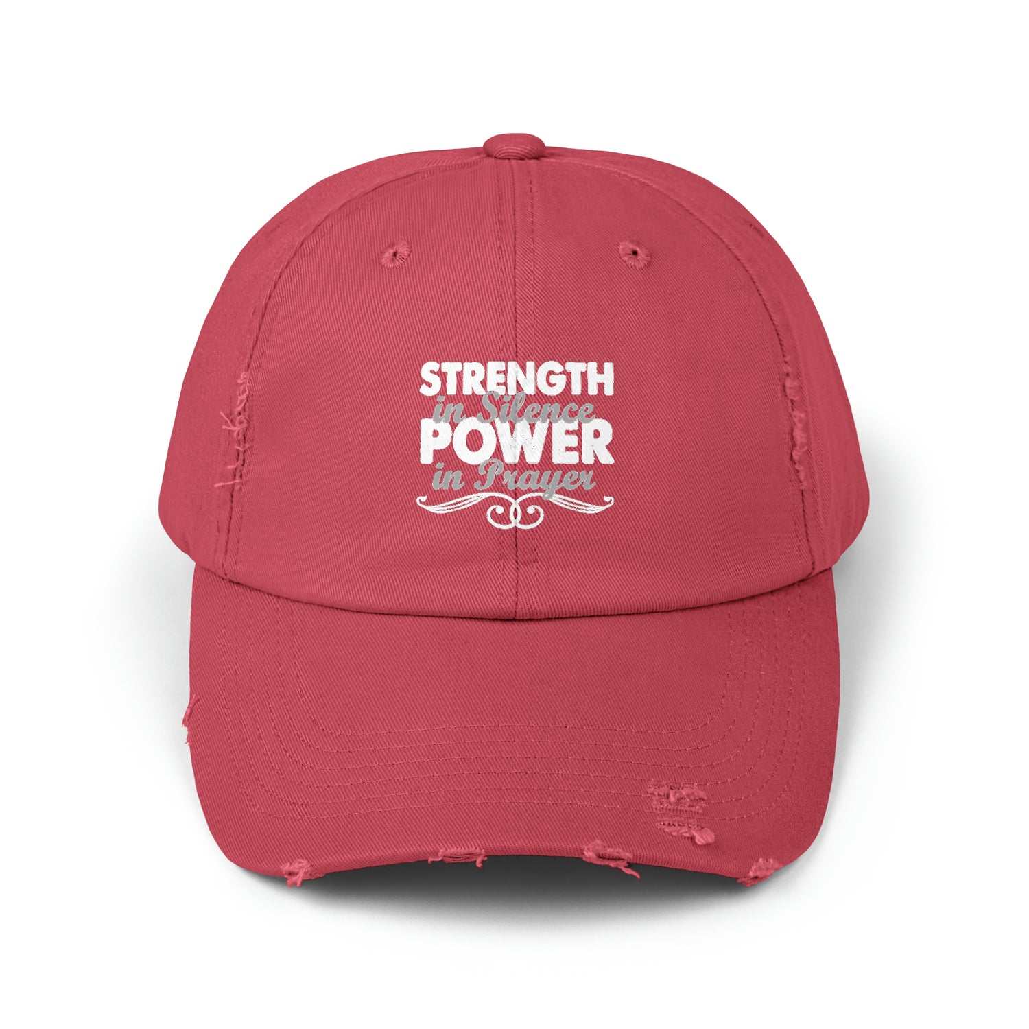 Strength Unisex Distressed Cap