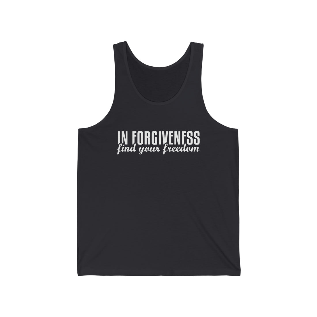 In Forgiveness Unisex Jersey Tank