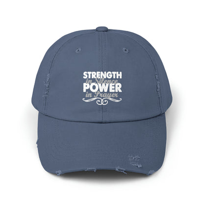 Strength Unisex Distressed Cap