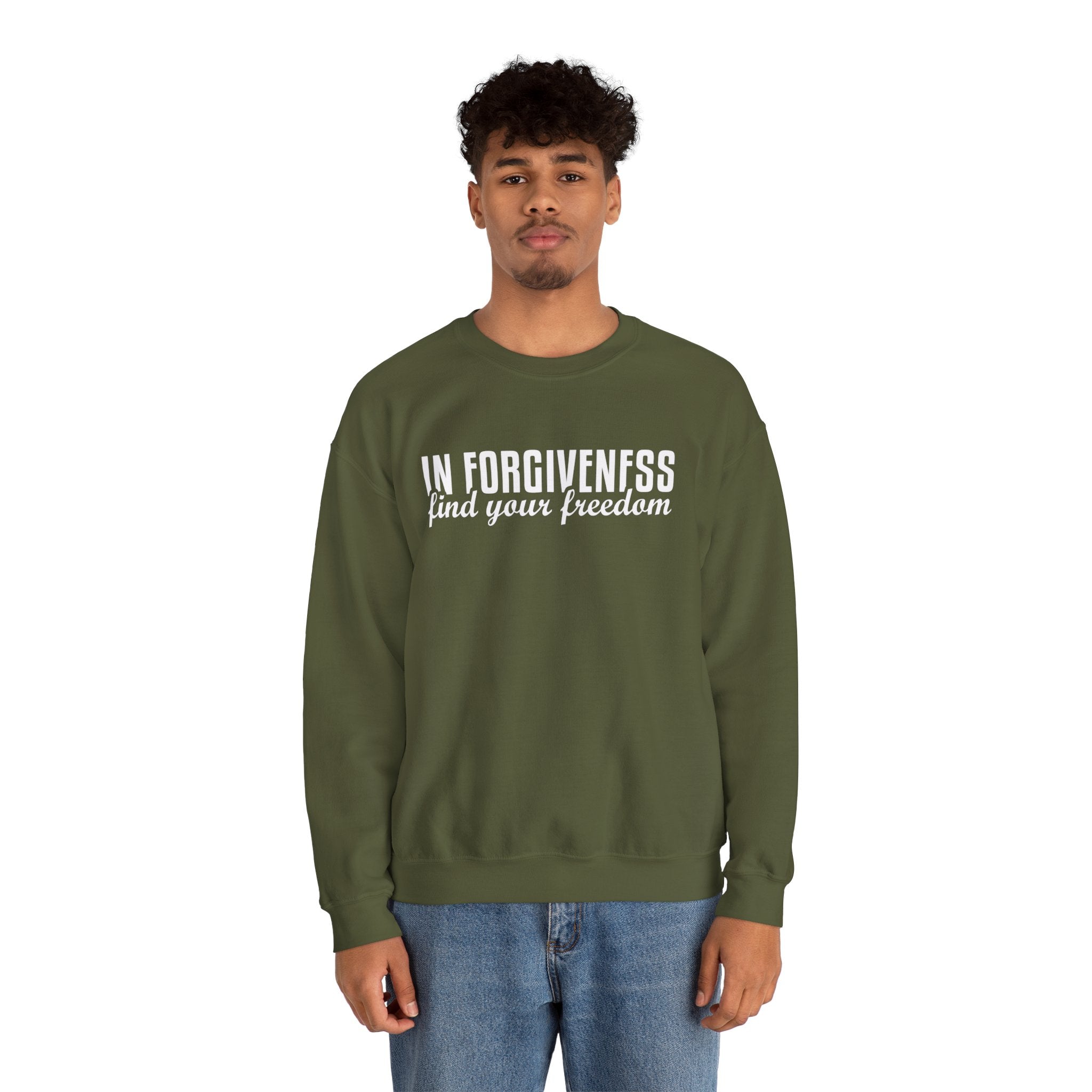 In Forgiveness Unisex Heavy Blend™ Crewneck Sweatshirt