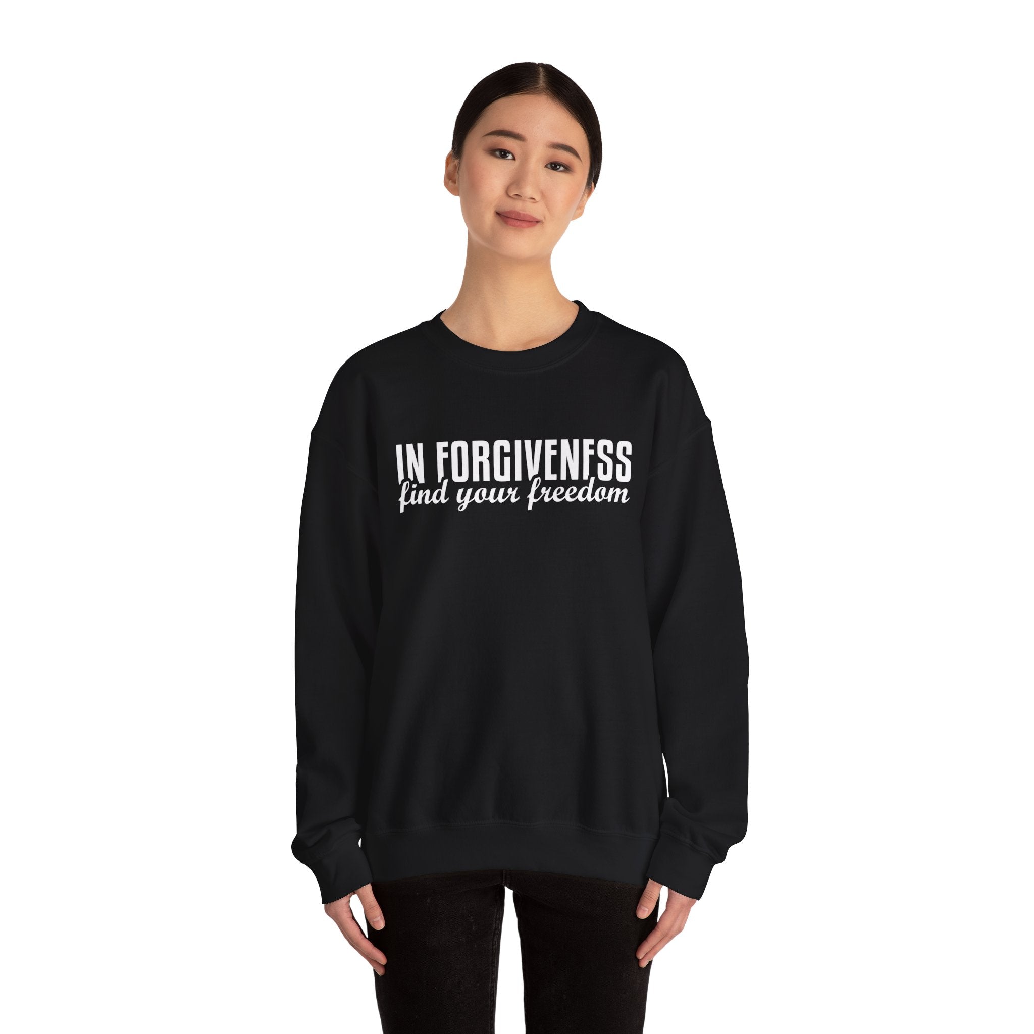 In Forgiveness Unisex Heavy Blend™ Crewneck Sweatshirt