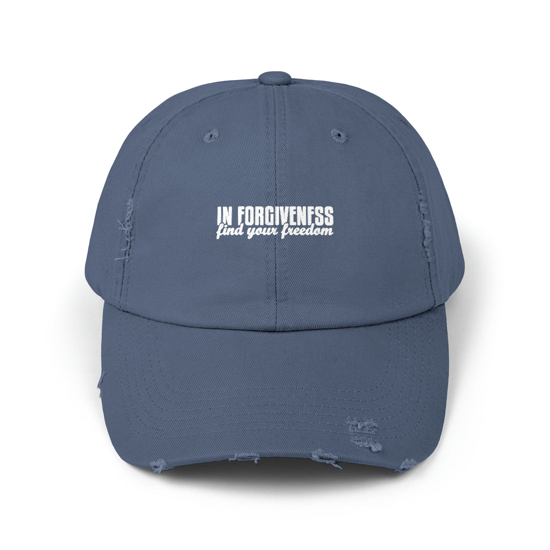 In Forgiveness Unisex Distressed Cap