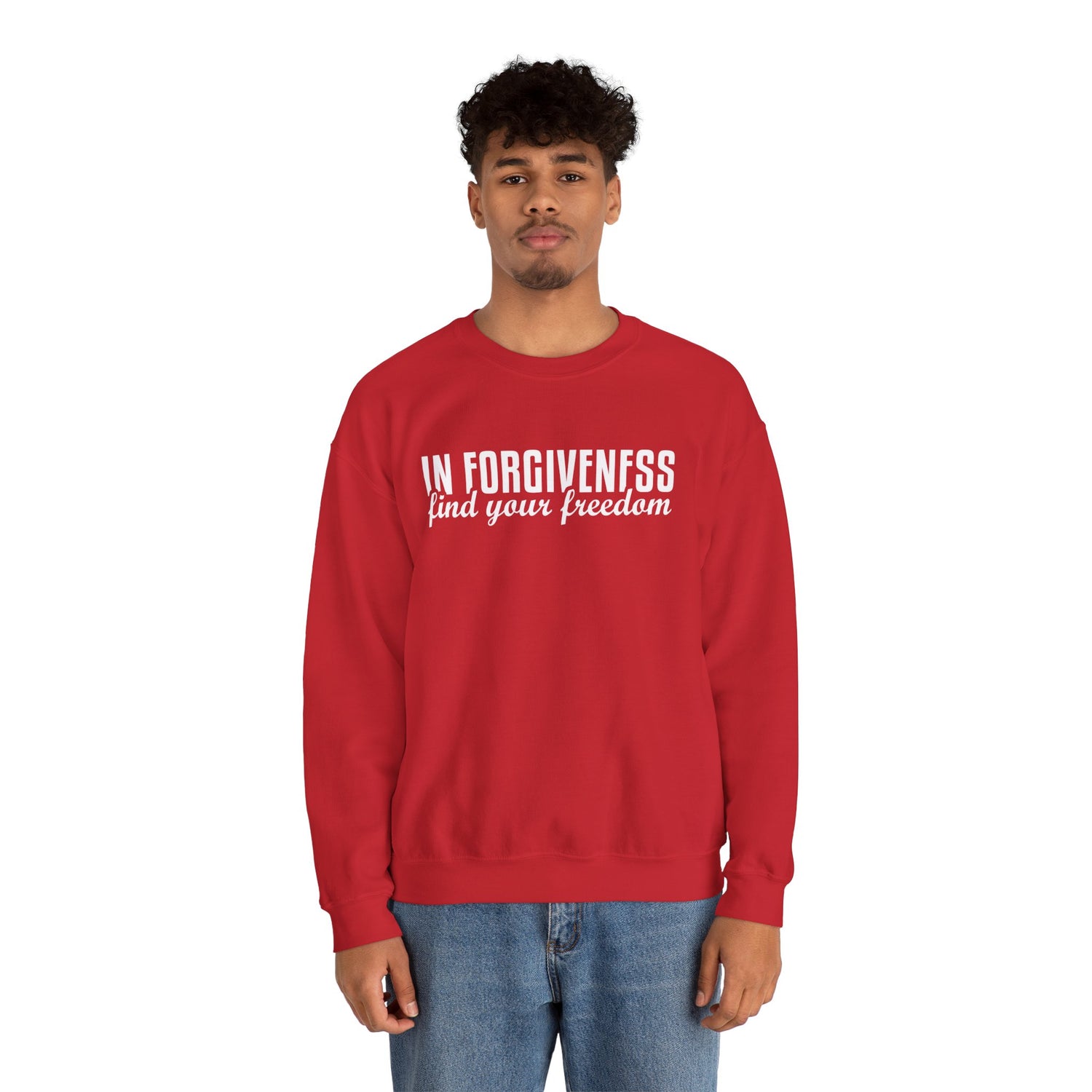 In Forgiveness Unisex Heavy Blend™ Crewneck Sweatshirt