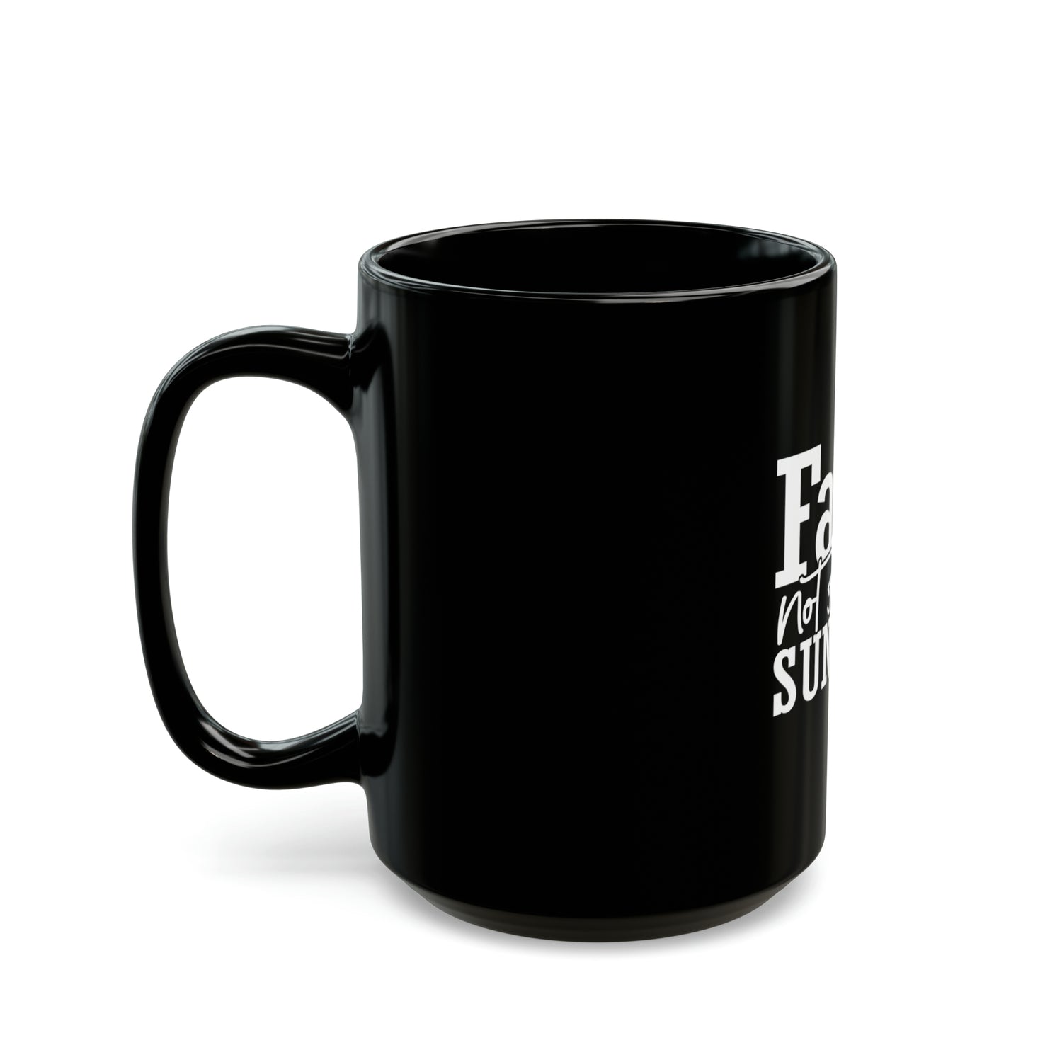 Faith Black Mug