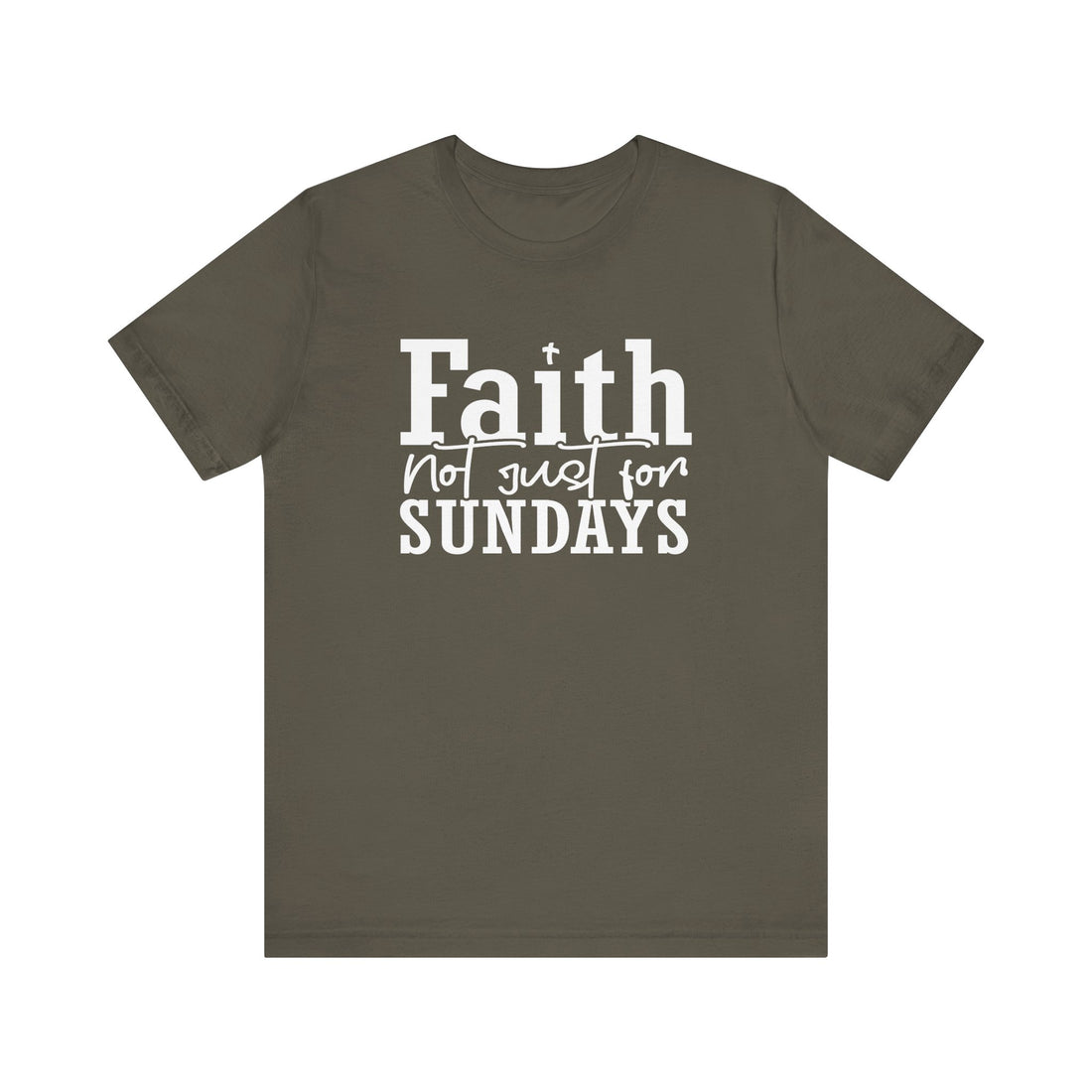 Faith Unisex Jersey Short Sleeve Tee