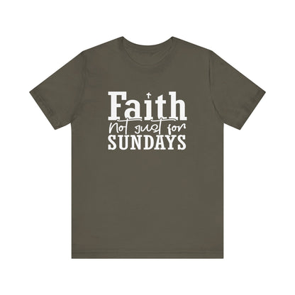 Faith Unisex Jersey Short Sleeve Tee