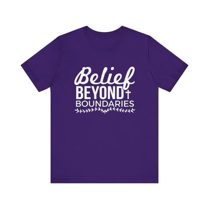 Belief Beyond Unisex Jersey Short Sleeve Tee