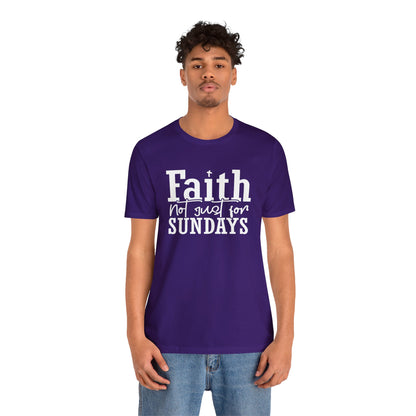 Faith Unisex Jersey Short Sleeve Tee