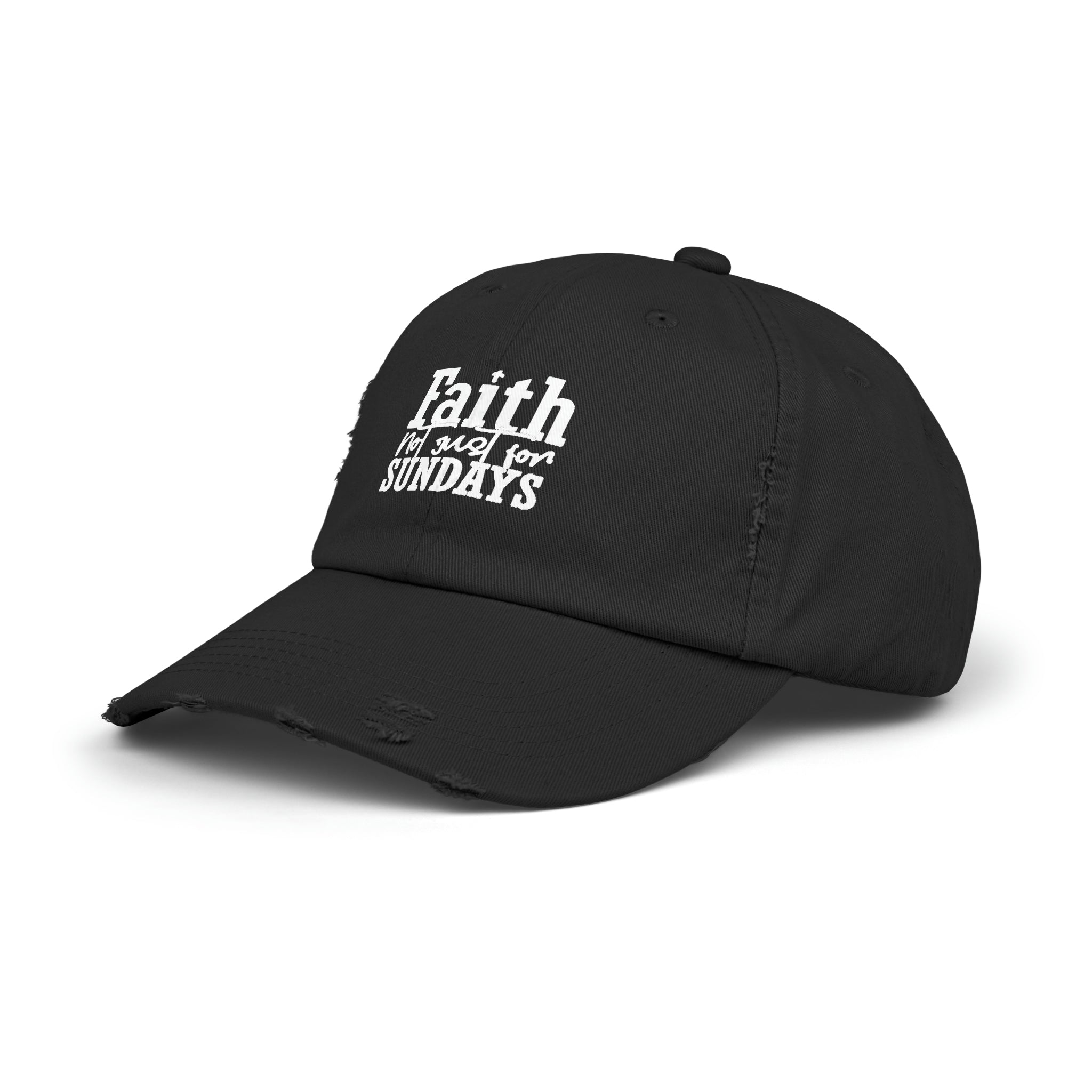 Faith Unisex Distressed Cap