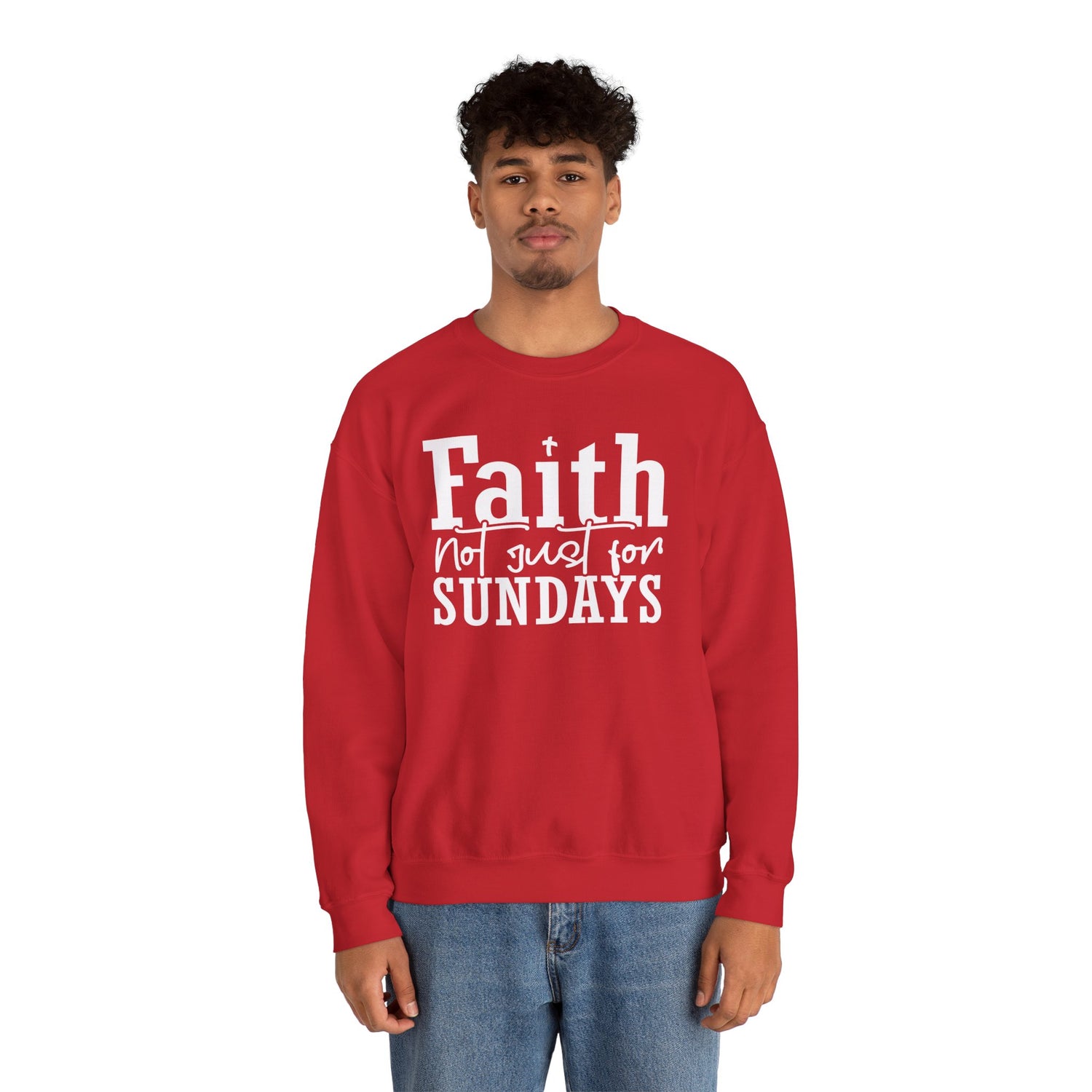 Faith Unisex Heavy Blend™ Crewneck Sweatshirt