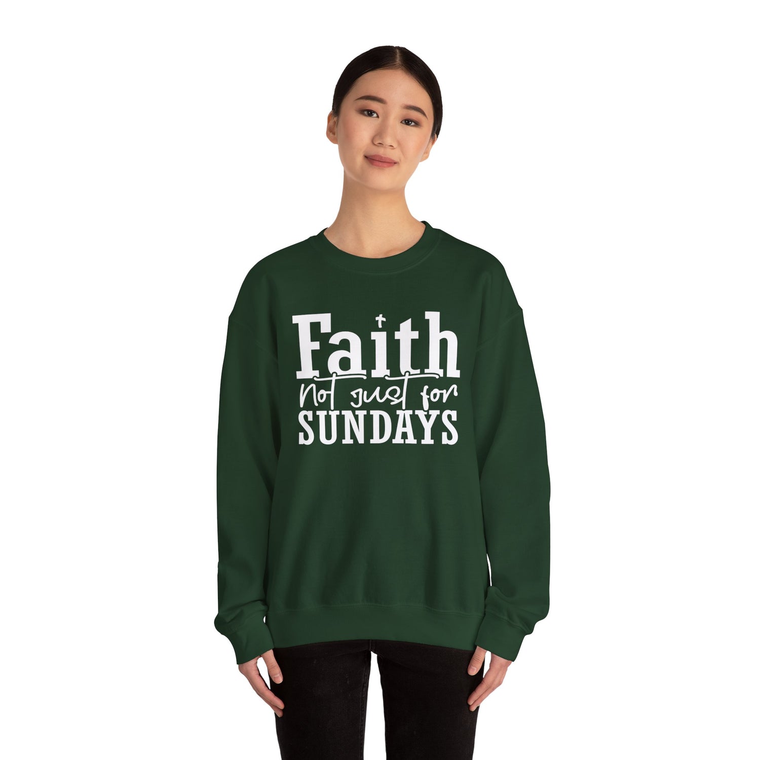 Faith Unisex Heavy Blend™ Crewneck Sweatshirt