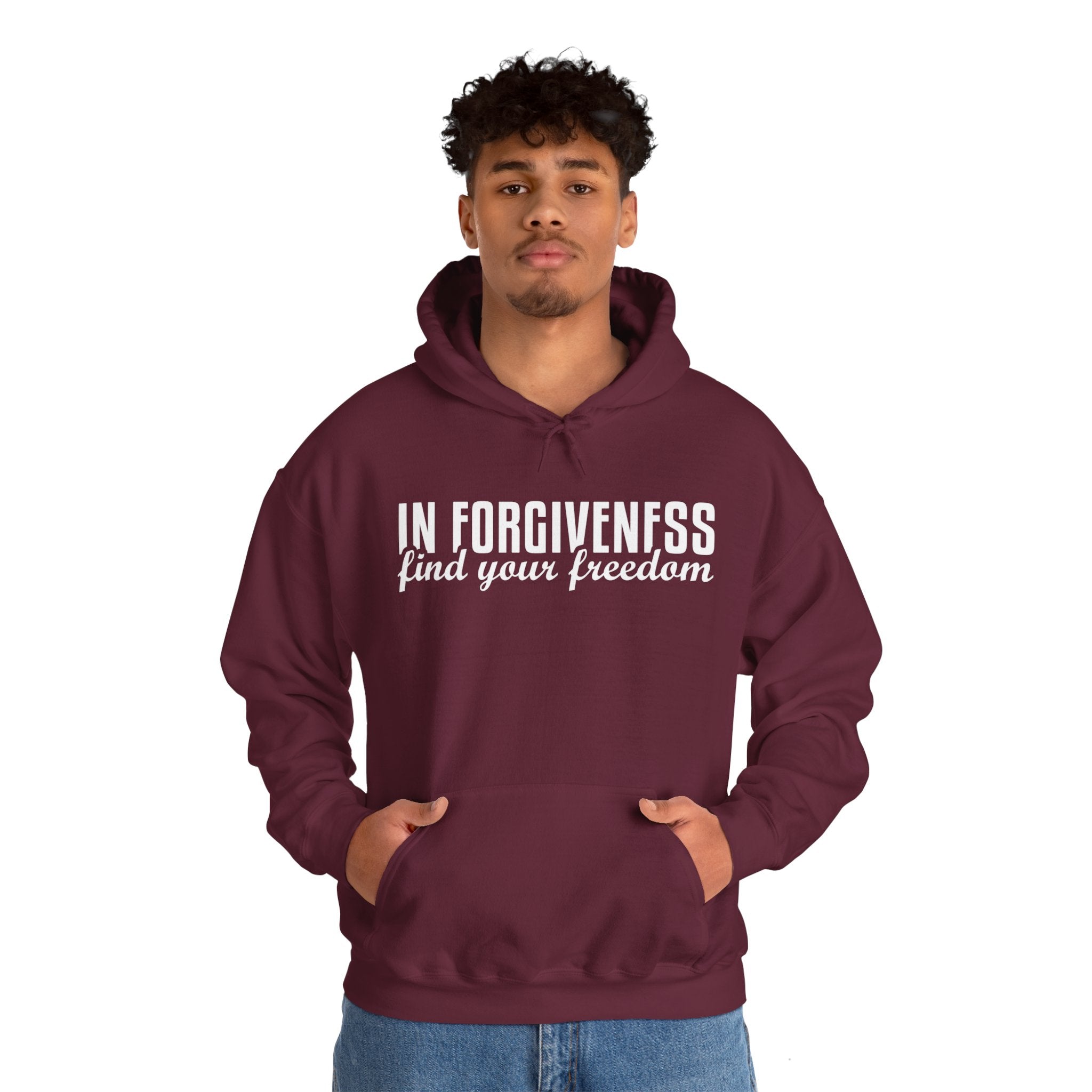 In Forgiveness Unisex Heavy Blend™ Hooded Sweatshirt