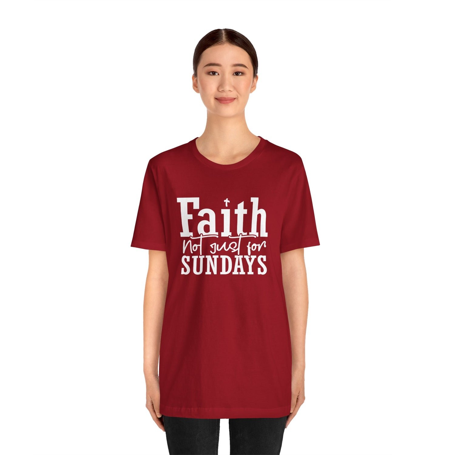 Faith Unisex Jersey Short Sleeve Tee