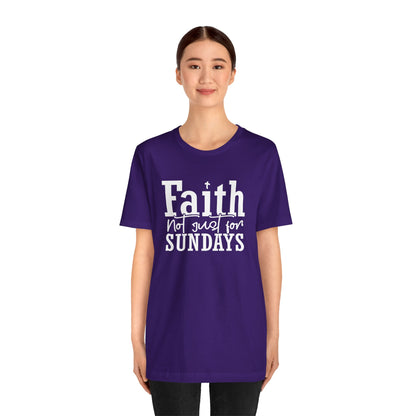 Faith Unisex Jersey Short Sleeve Tee