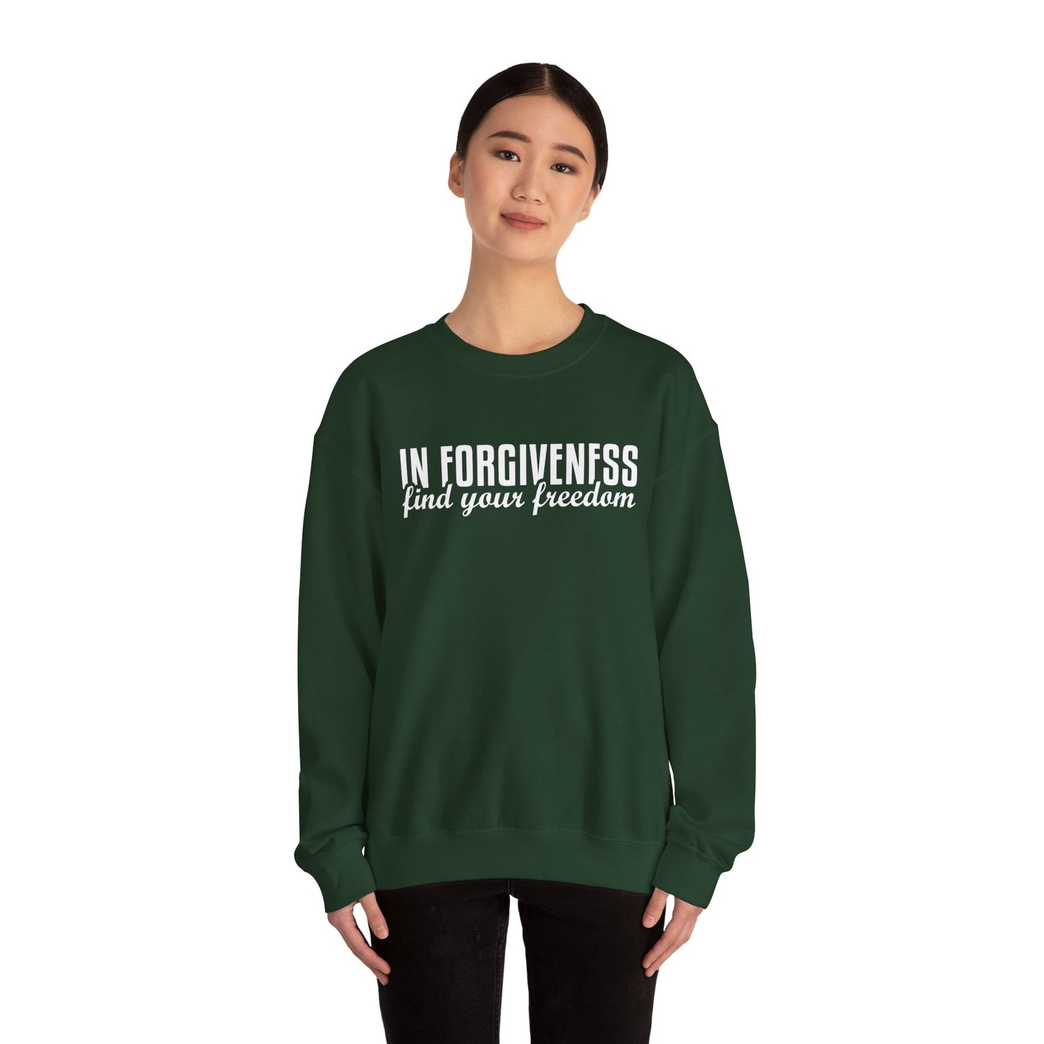 In Forgiveness Unisex Heavy Blend™ Crewneck Sweatshirt