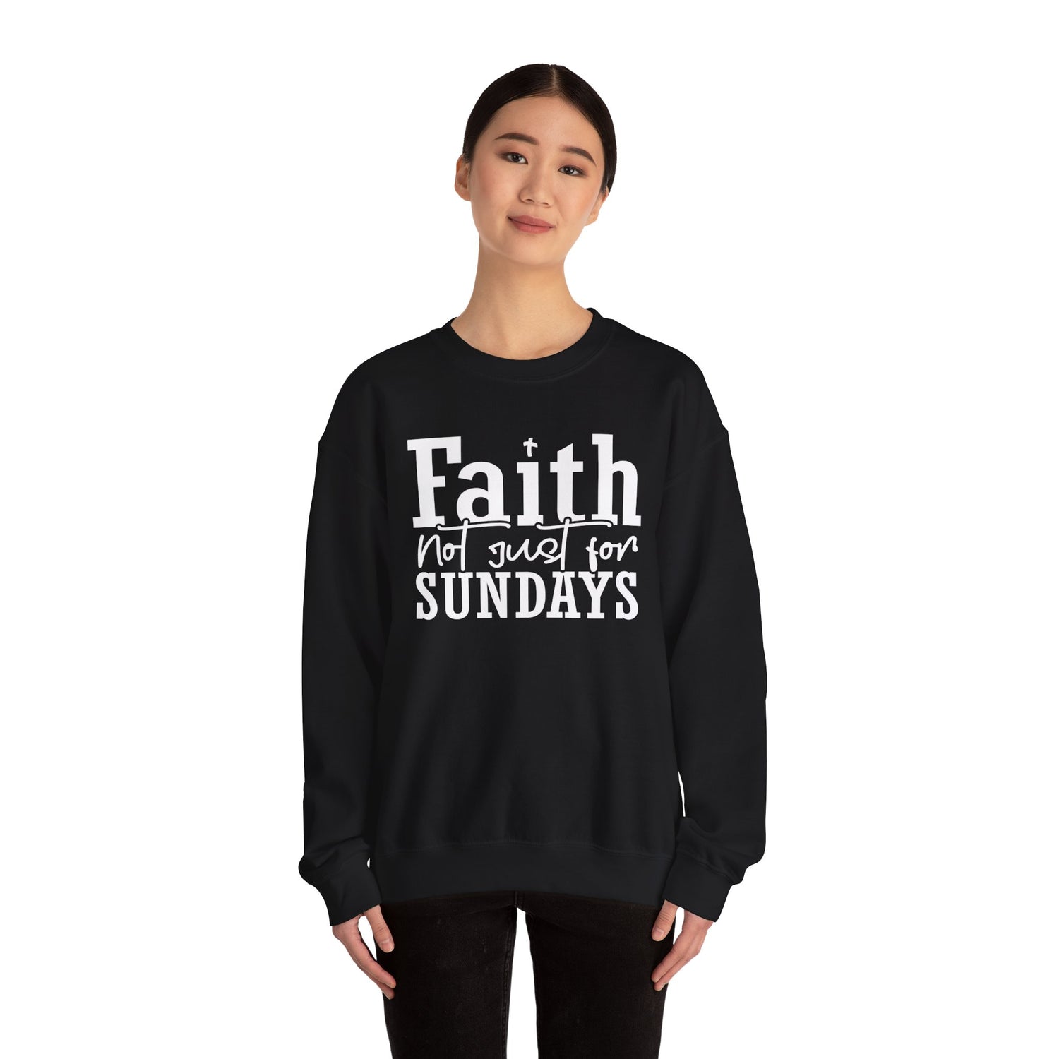 Faith Unisex Heavy Blend™ Crewneck Sweatshirt