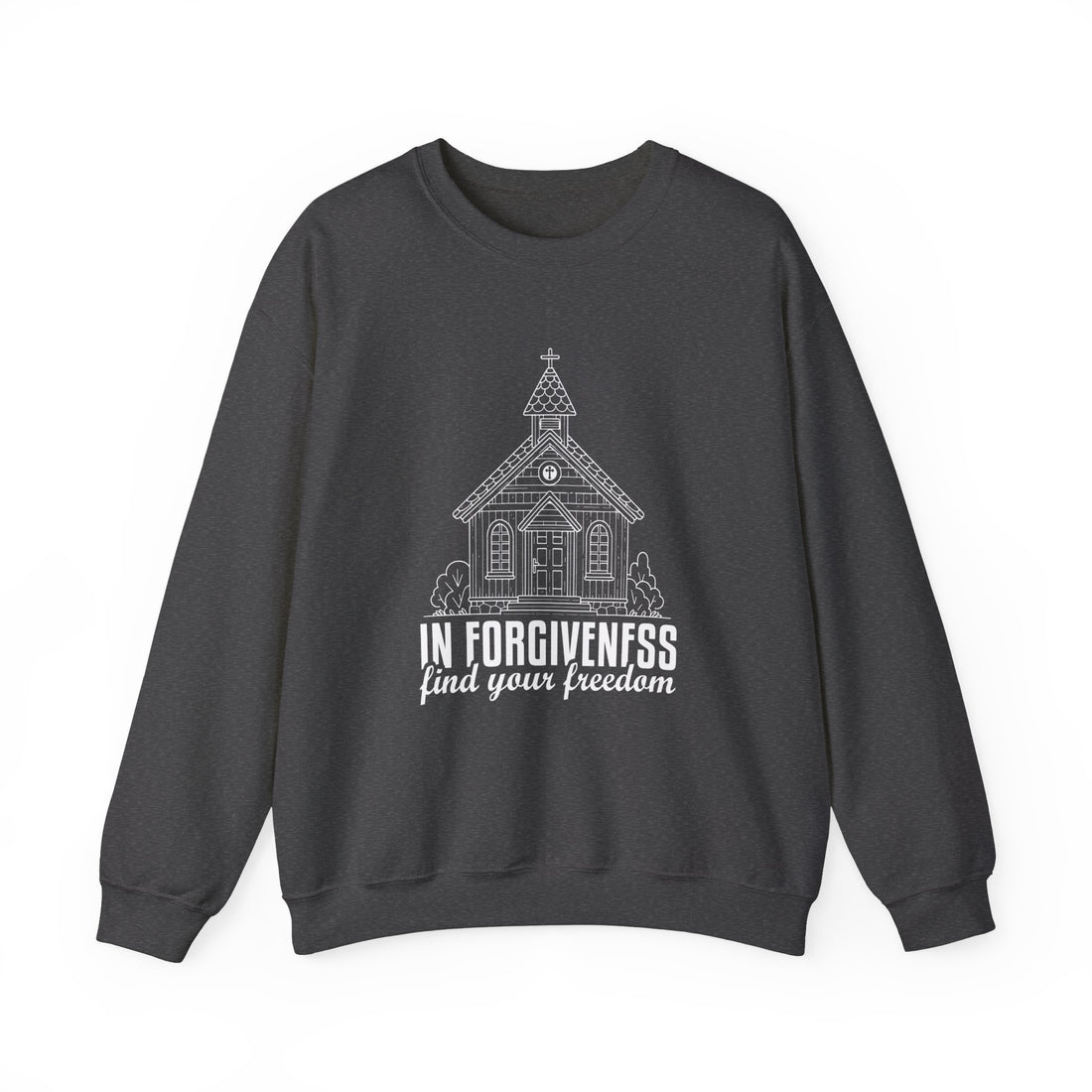 In Forgiveness Find your freedom  Unisex Heavy Blend™ Crewneck Sweatshirt