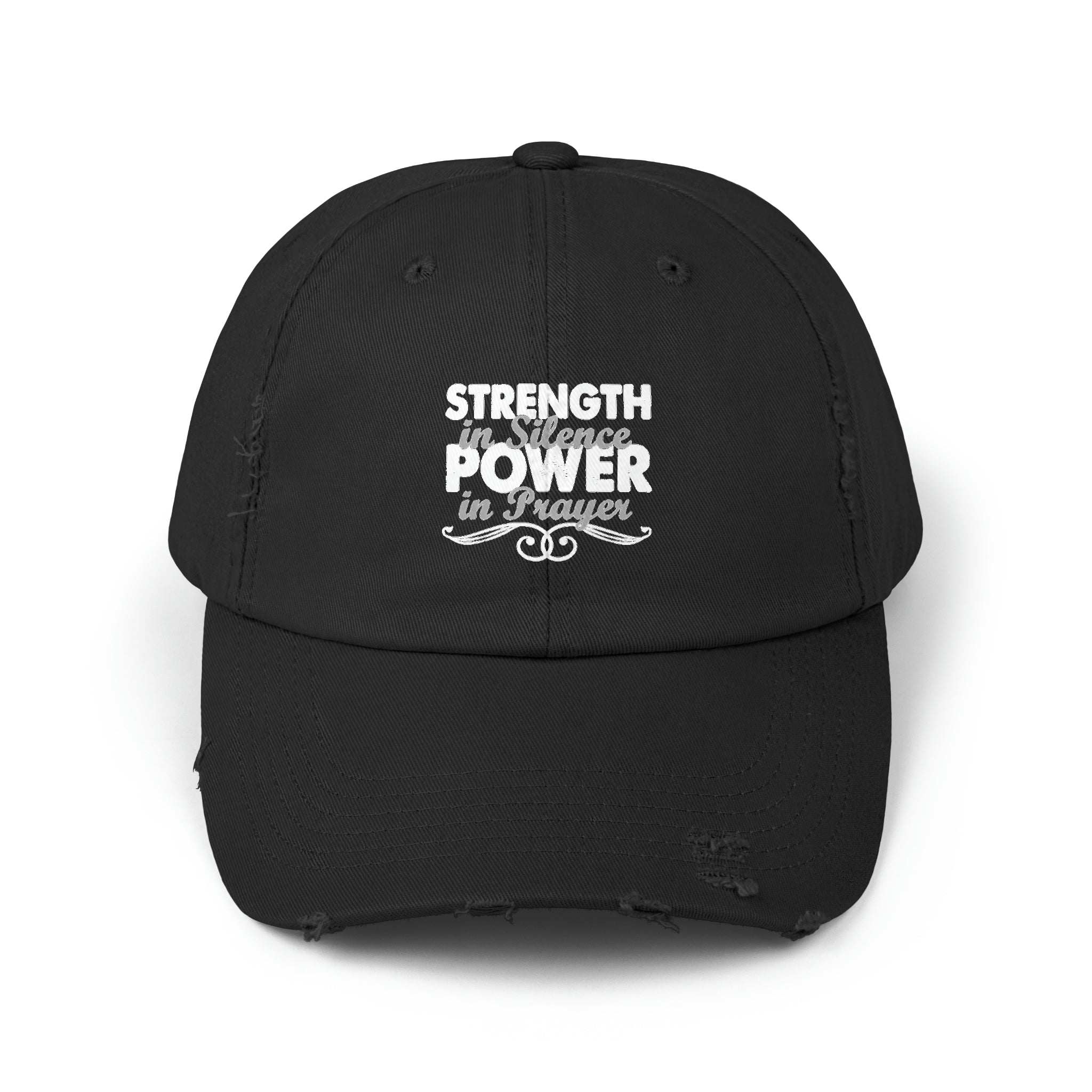 Strength Unisex Distressed Cap