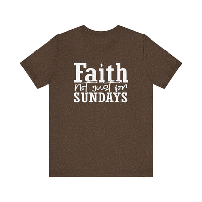 Faith Unisex Jersey Short Sleeve Tee