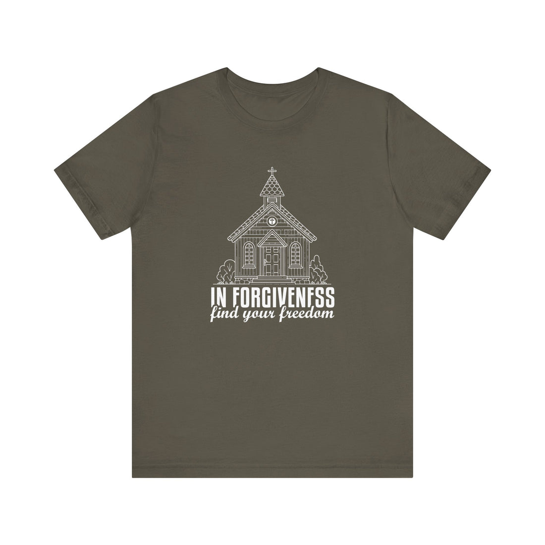 In Forgiveness Find your freedom  Unisex Jersey Short Sleeve Tee