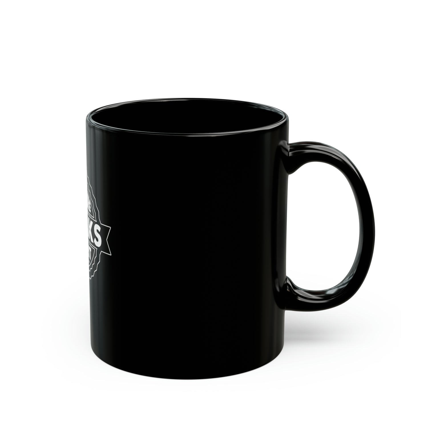 Scripture Speaks Heart Black Mug