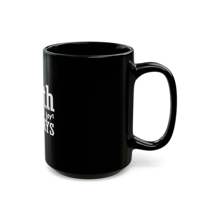 Faith Black Mug