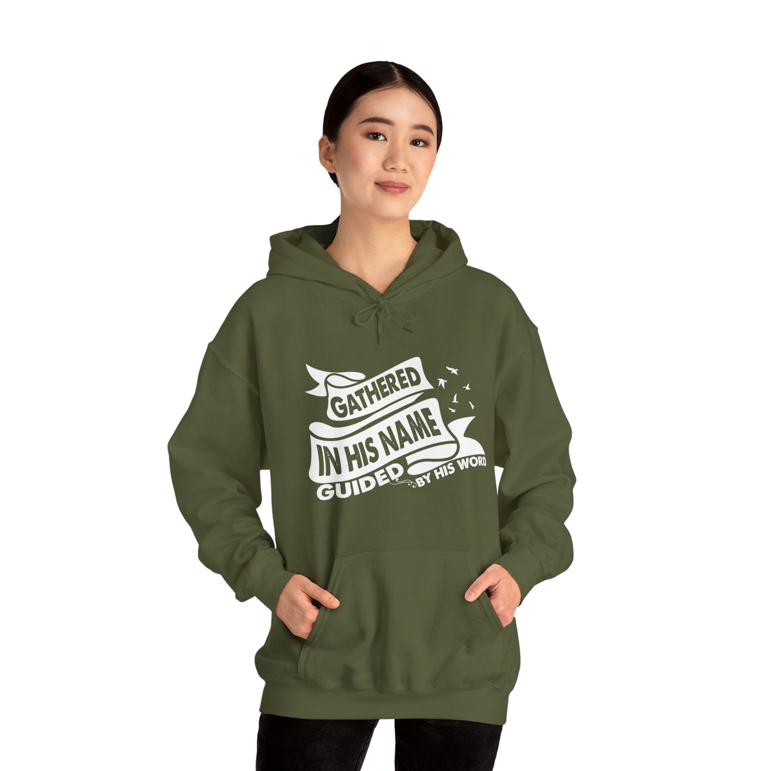 In His Name Unisex Heavy Blend™ Hooded Sweatshirt