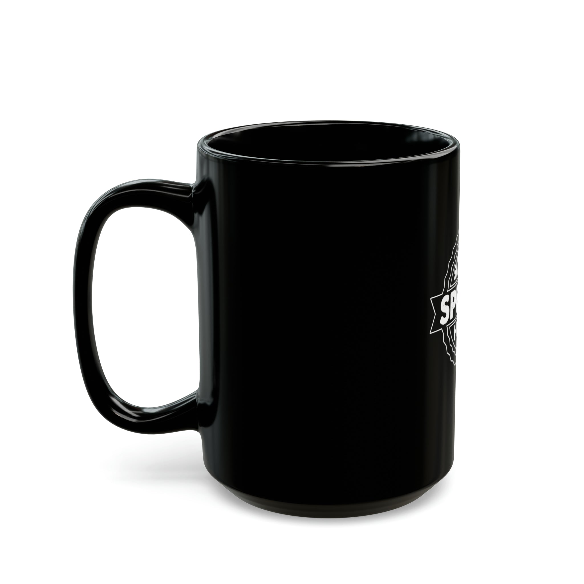 Scripture Speaks Heart Black Mug