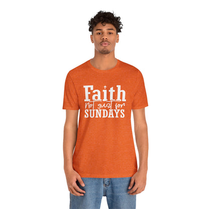 Faith Unisex Jersey Short Sleeve Tee