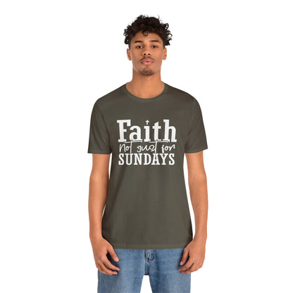 Faith Unisex Jersey Short Sleeve Tee