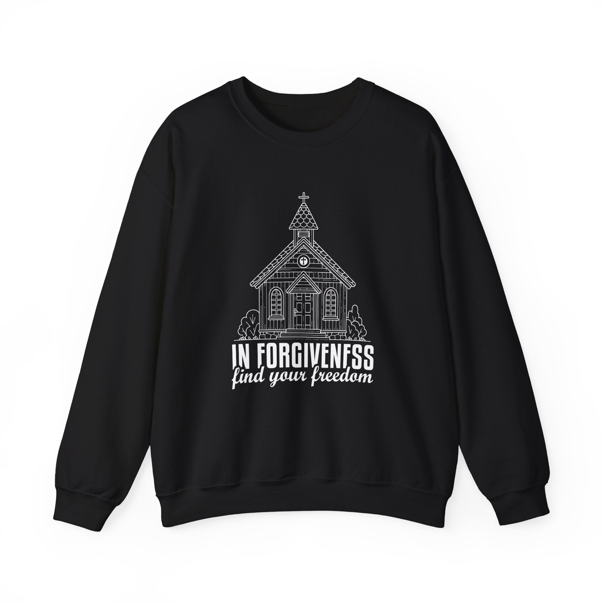 In Forgiveness Find your freedom  Unisex Heavy Blend™ Crewneck Sweatshirt